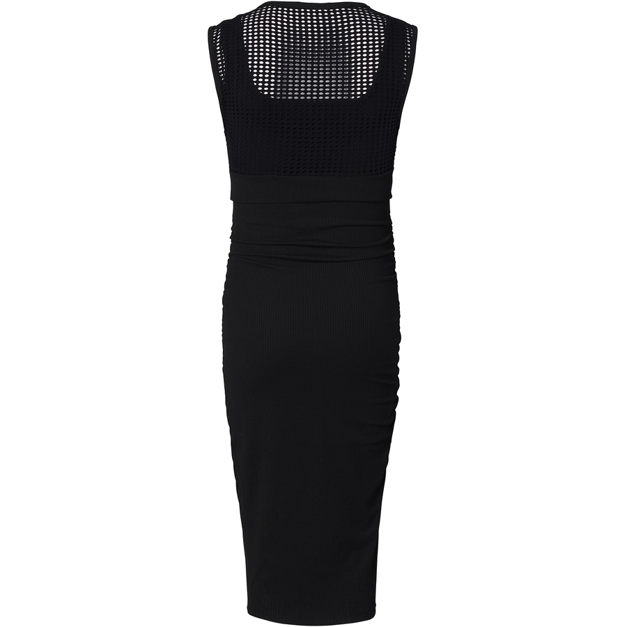 SUPERMOM Kleid Crochet Black