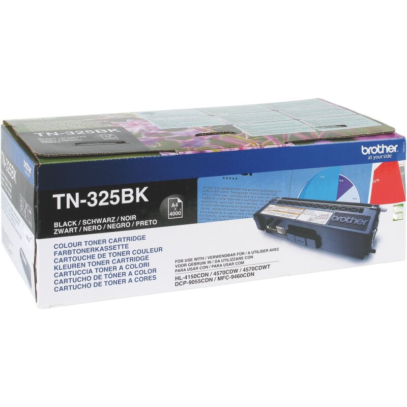 Toner Brother TN325 noir pour imprimante laser