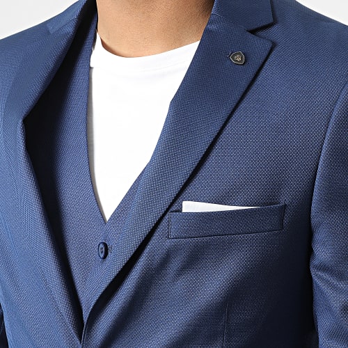 Costume 3 Pièces Bleu Roi