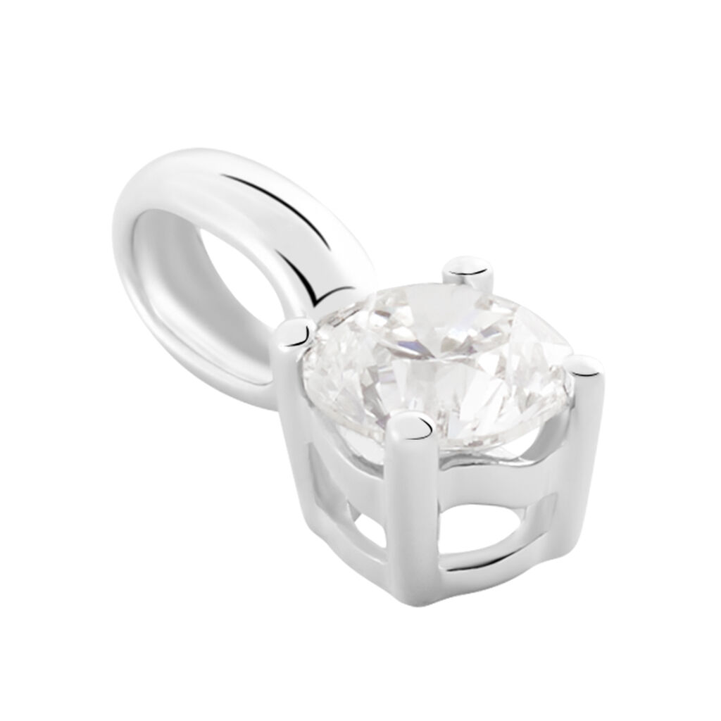 Pendentif Or Blanc Victoria Diamant