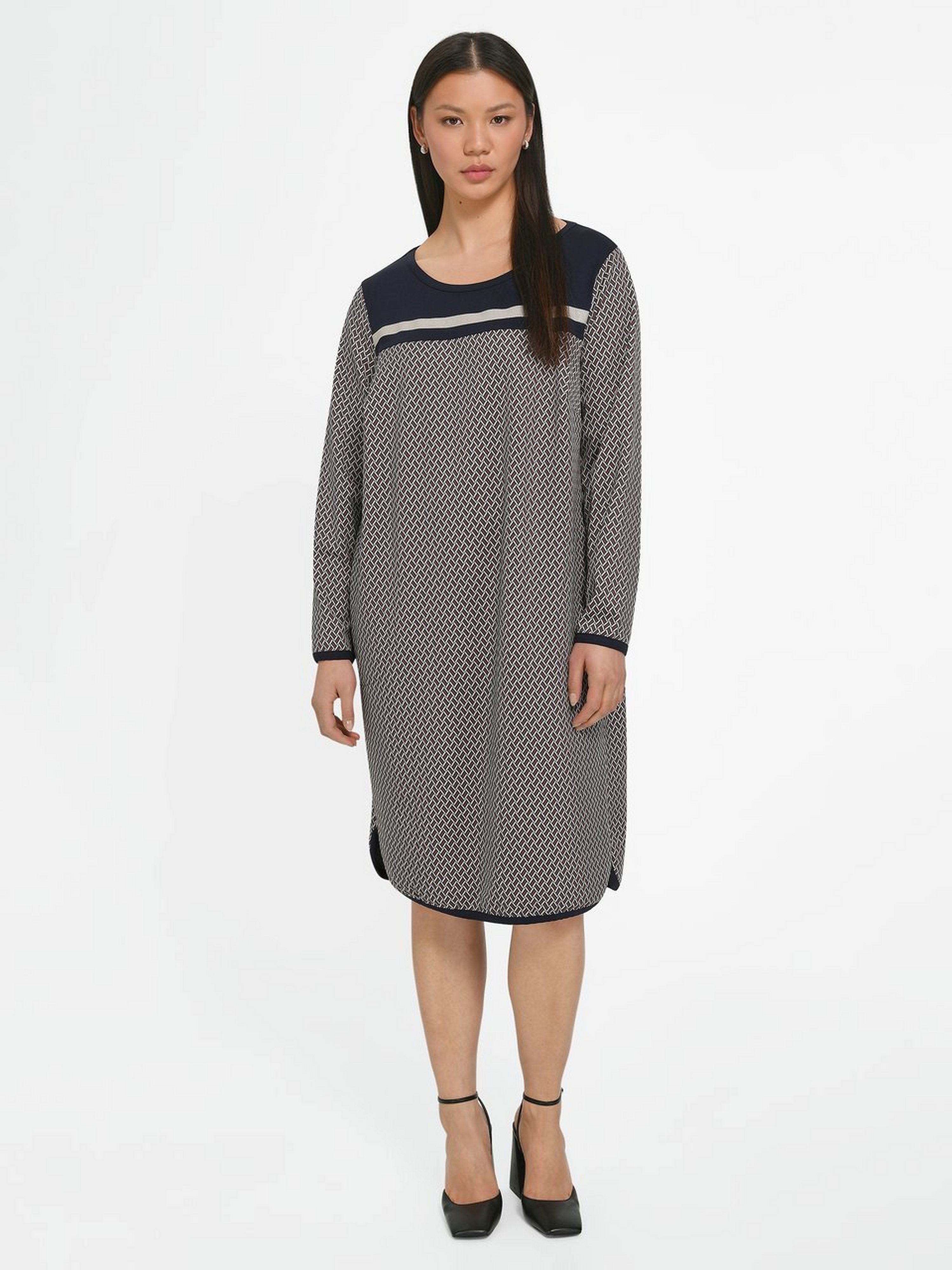 Jacquard-Kleid
