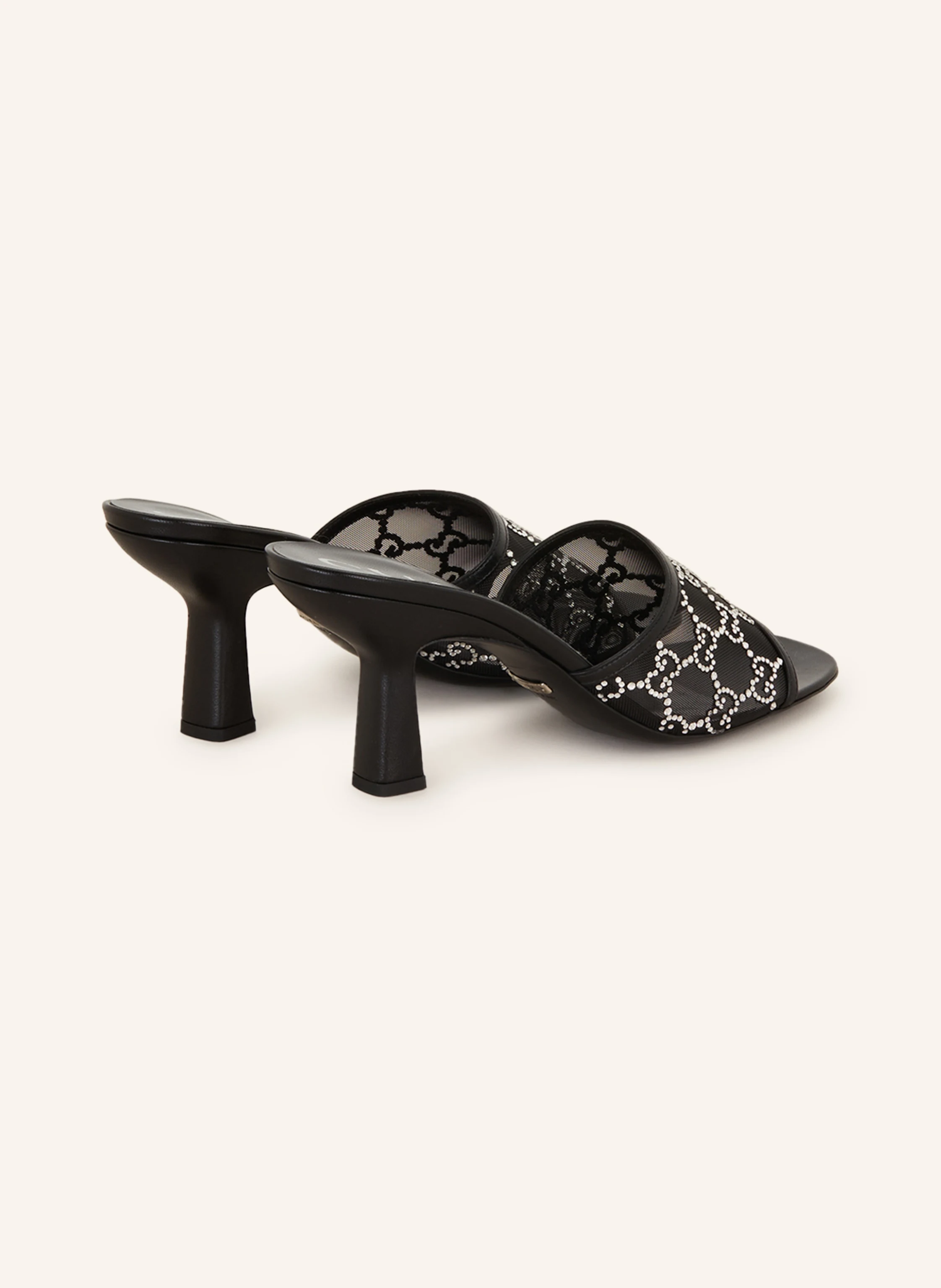 GUCCI Mules mit Schmucksteinen