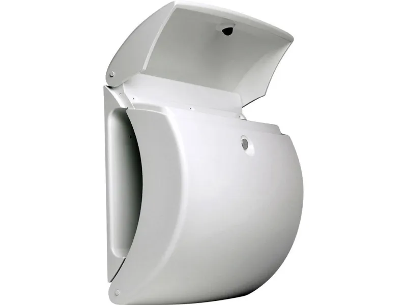 Burg Wächter 12800 KIEL 886 W Postkasse Plastic Hvid Nøglelås