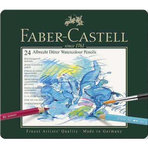 FABER-CASTELL Albrecht Dürer Aquarellstifte im Metall-Etui