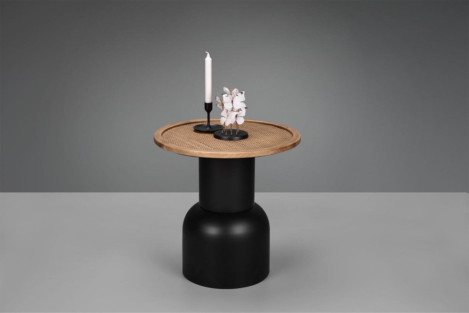 Beistelltisch RONJA 40 x 46 cm braun/ schwarz