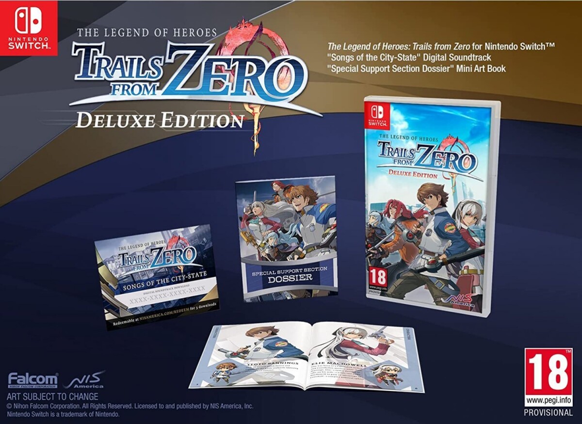 The Legend Of Heroes: Trails From Zero Deluxe Edition - Nintendo Switch