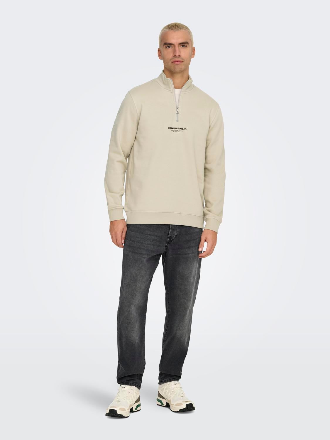 ONSCURATED Sweatshirt Silver Lining