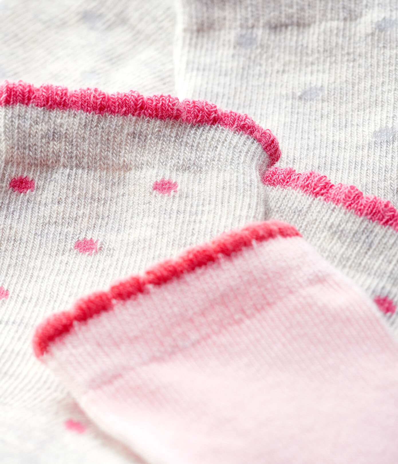 Lot de 3 paires de chaussettes bébé fille