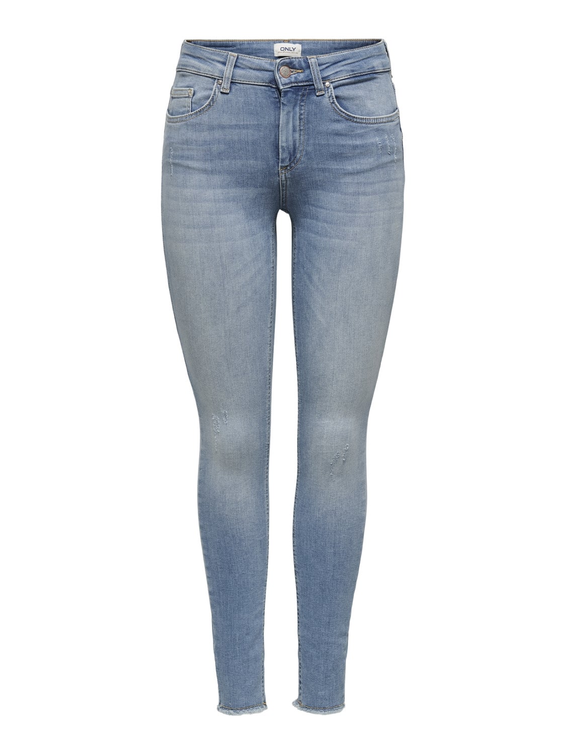 ONLBLUSH Mid Rise Skinny Fit Jeans Light Blue Denim