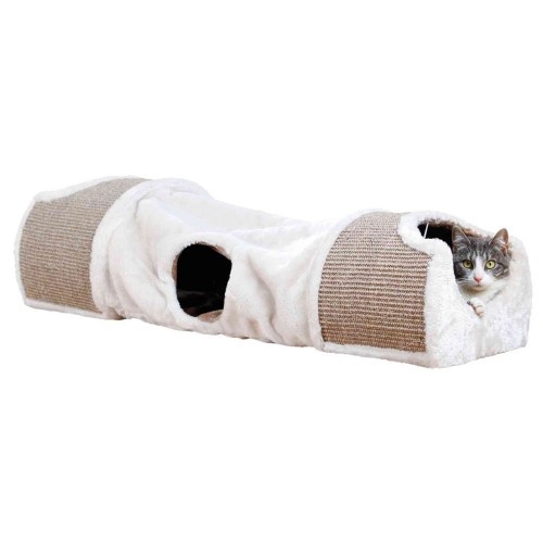Túnel arranhador Trixie cinza para gatos