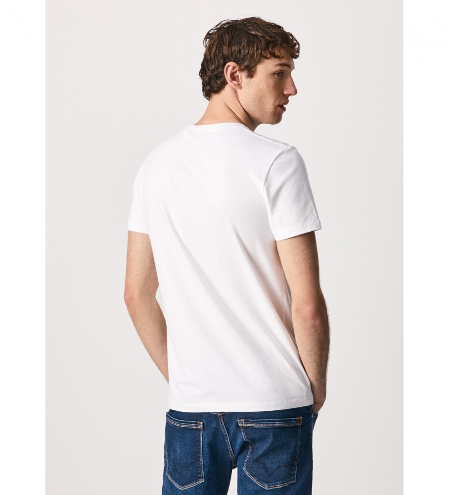 Camiseta Pepe Jeans Original Stretch Branca