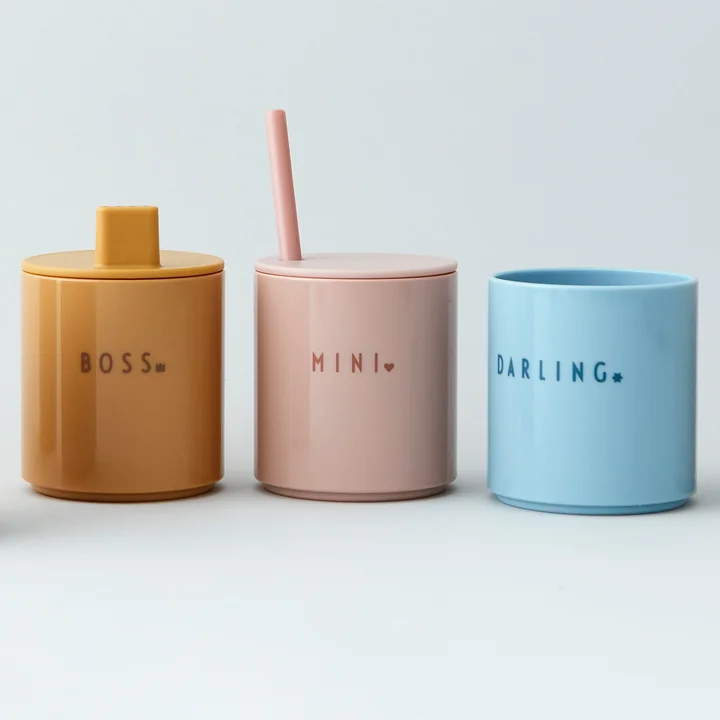 Design Letters - AJ Mini Favourite Tritan Becher, Love / nude