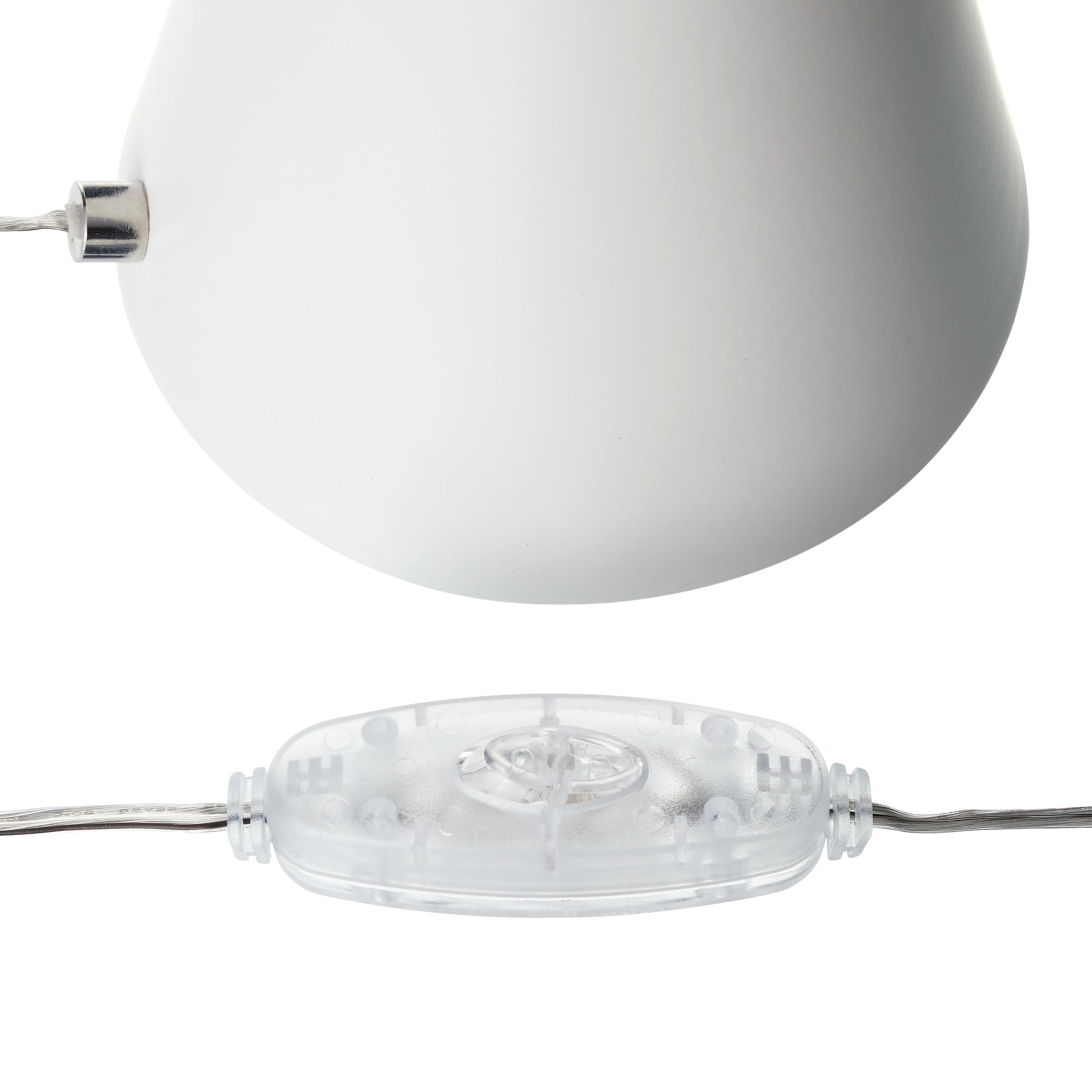 GILARDO Tischleuchte - Weiss / B: 17.0 cm x T: 11.0 cm x H: 20.0 cm