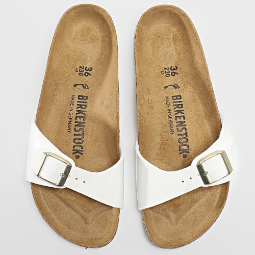 Sandales Femme Madrid BS Patent White