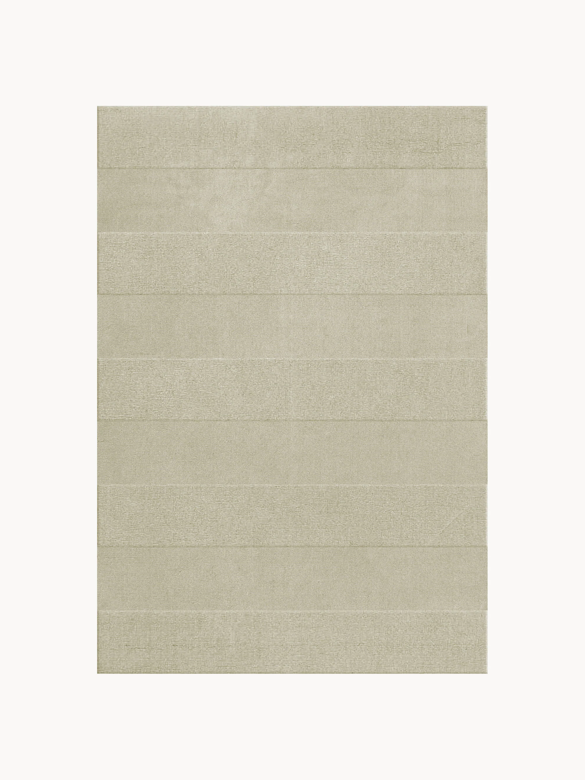 Handgeweven laagpolig wollen vloerkleed Sicilian Stripe