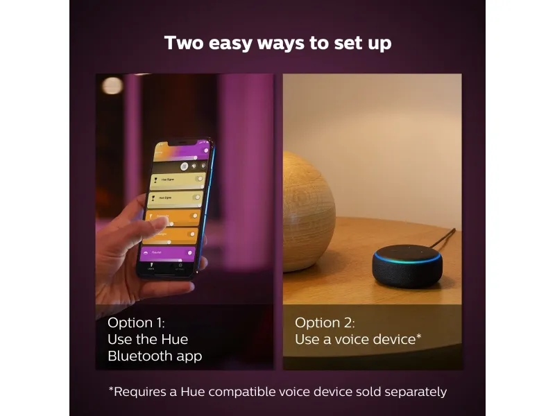 Philips Hue White and Color Ambiance Kerte - E14 pære