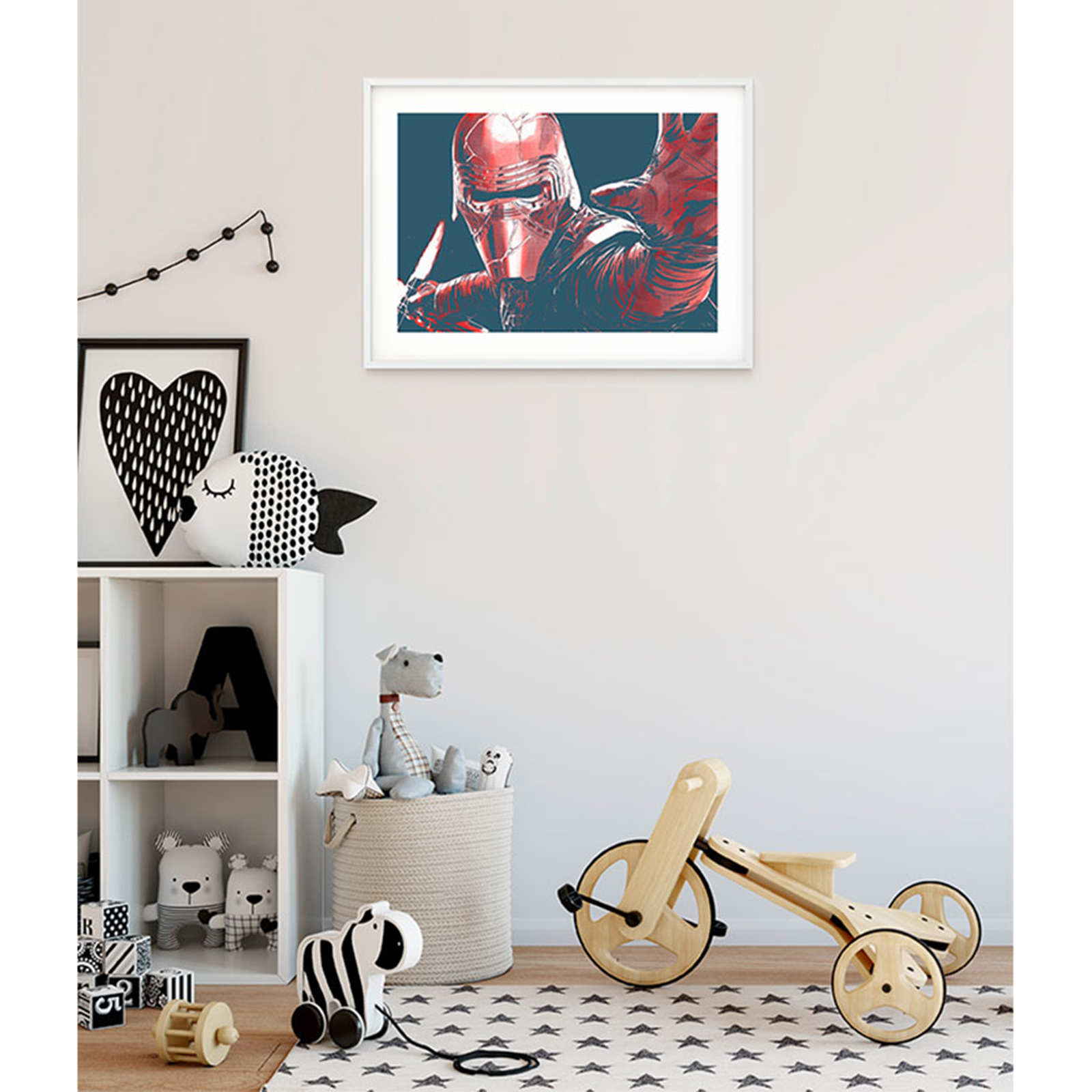 Wandbild STAR WARS FACES KYLO - bunt - 70x50 cm