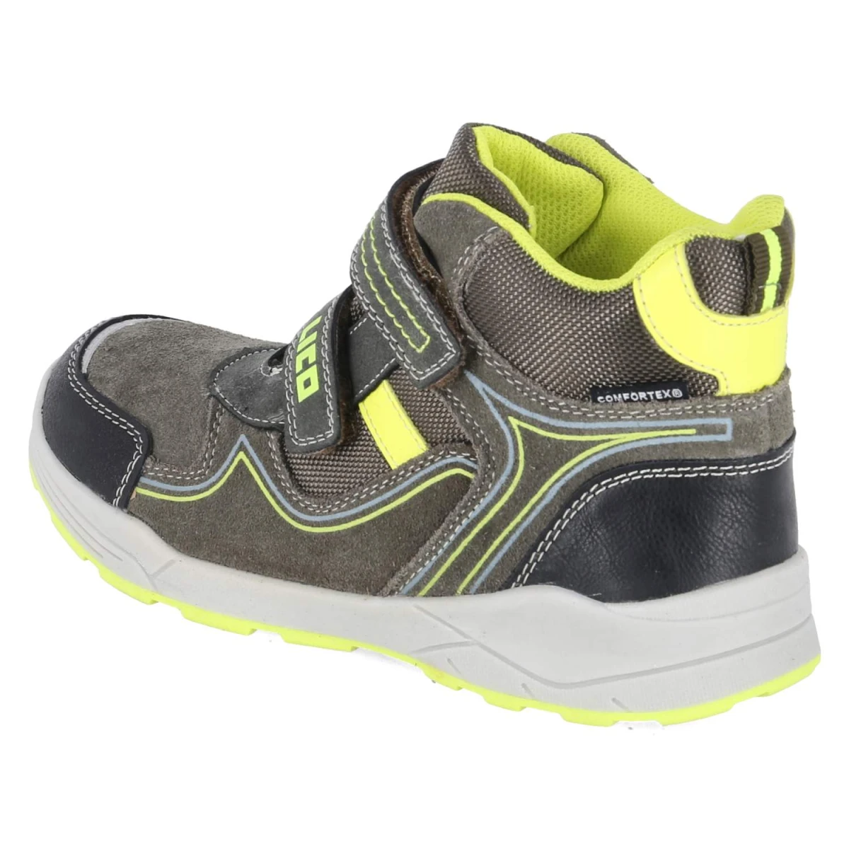 LicoKlettboots TARIK V - oliv/lemon