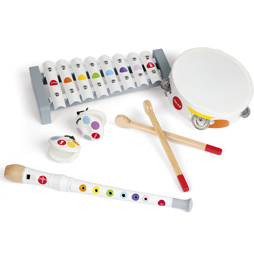 Janod muziekinstrumenten confetti - 4st
