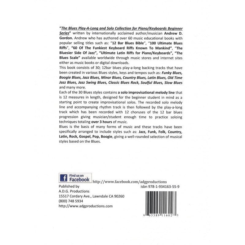 MusicSales - The Blues Play-a-long and solos collection