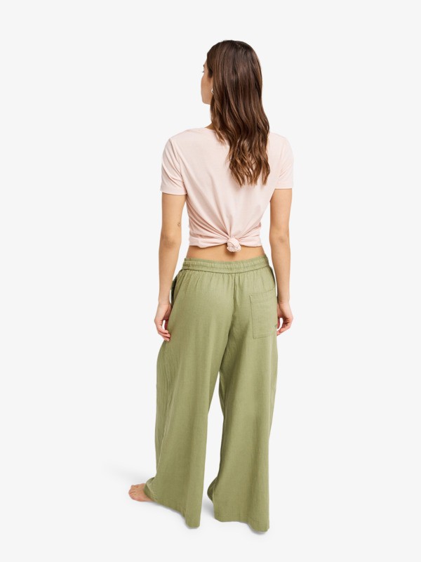 Lekeitio Break Mid Pantalon souple Vert Femme