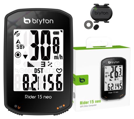 Compteur GPS Bryton Rider 15 Neo C   Capteur cadence