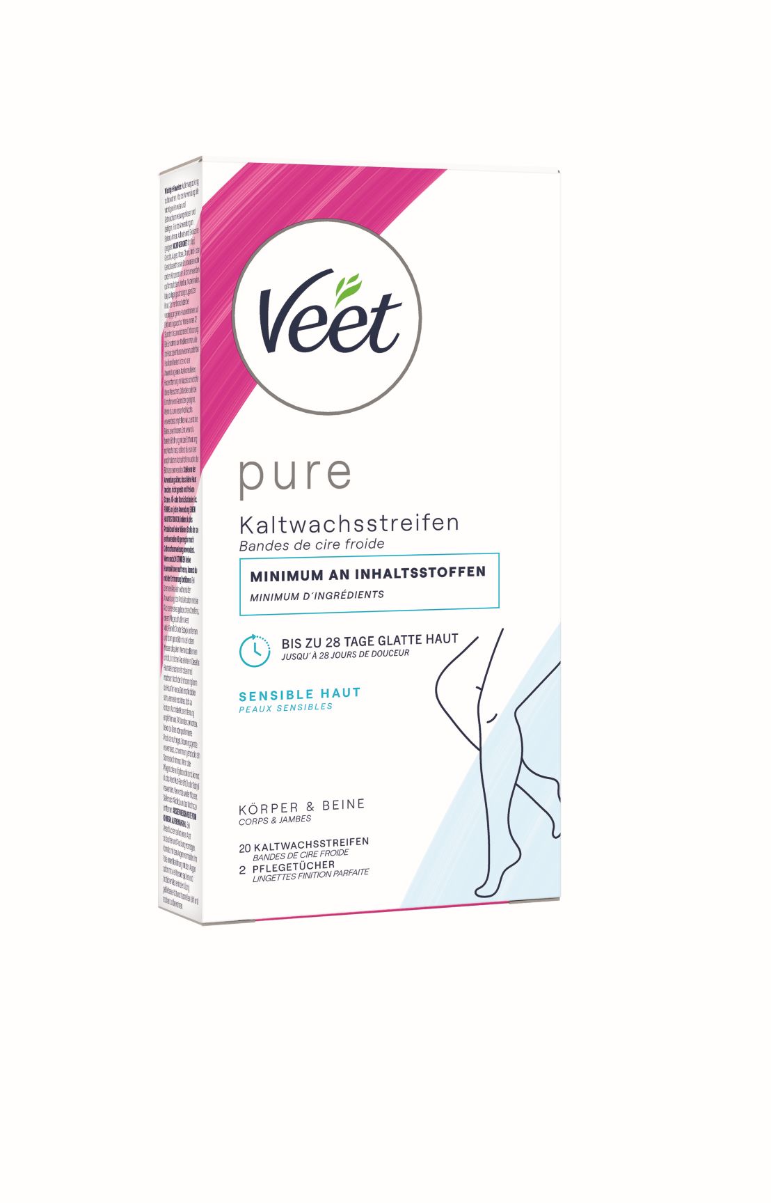 Veet Kaltwachsstreifen<br>10 × 2 Stück, Beine & Körp Sensitive