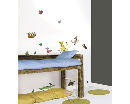 Muurstickers met jungledieren