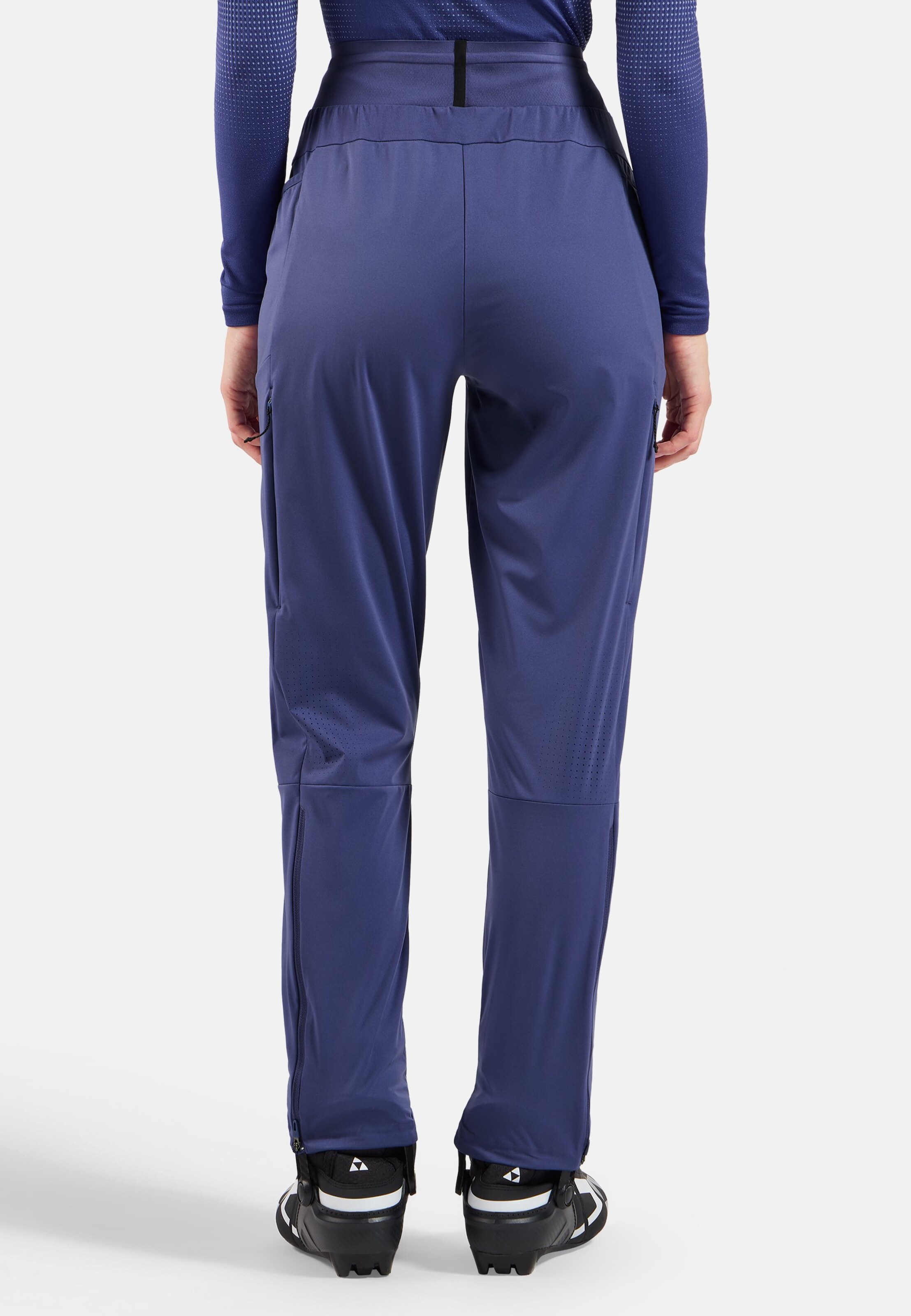 Winddichte Zeroweight Pro Warm Langlaufhose in Skipper Blue