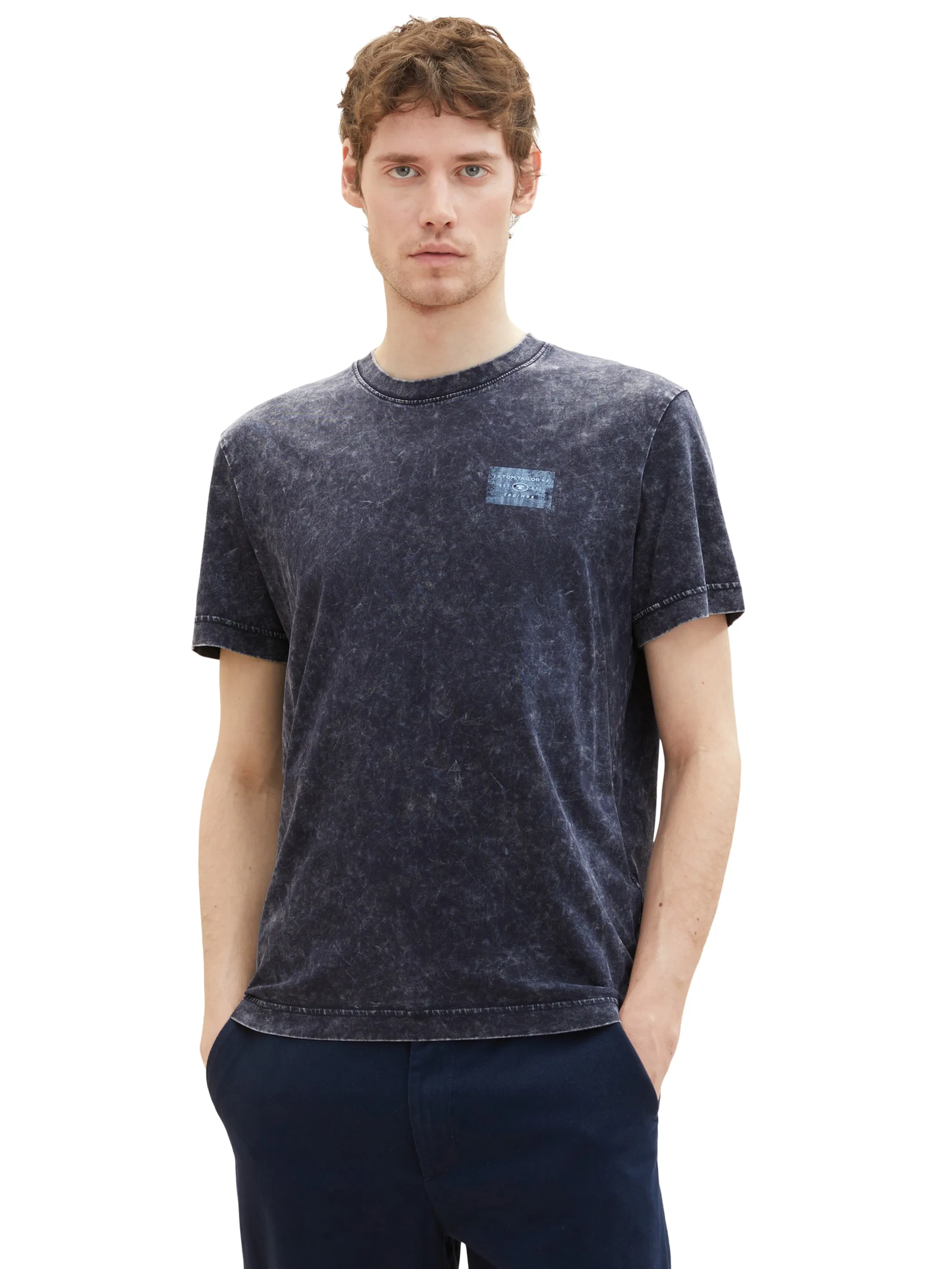 Herren Shirt in verwaschener Optik