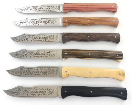 Douk Douk- Couteaux de table - 6 bois différents