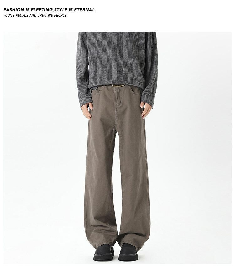 Bay Go Mall - Halfhoge effen rechte broek