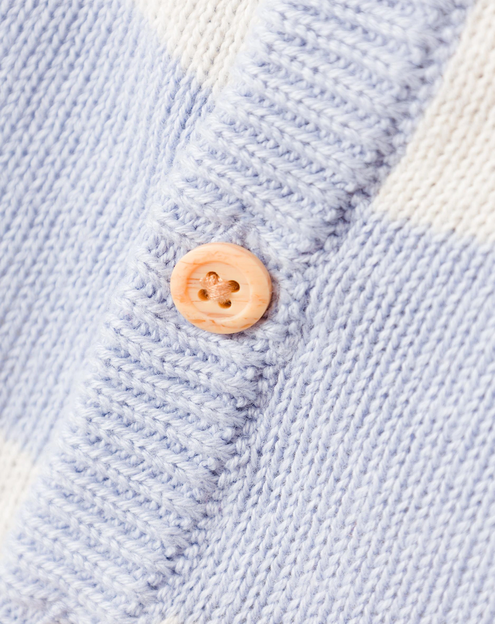 Strickjacke NBMTETIM BLOCKS in zen blue