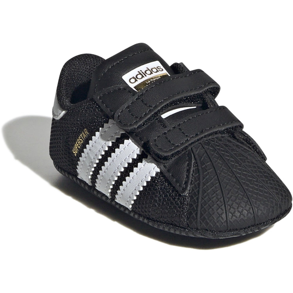 Køb adidas Originals Core Black/Ftwr White/Gold Met. Superstar Crib Sneakers