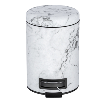 Wenko afvalemmer Onyx mat