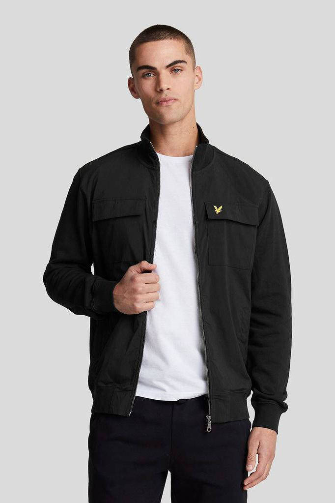 Lyle & Scott sweatvest zwart