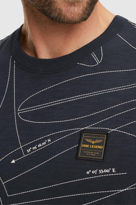 PME legend blauwe heren t-shirt