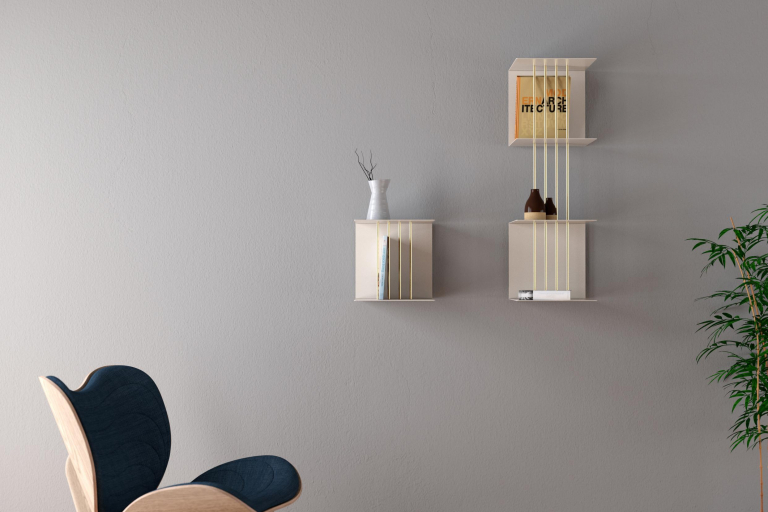Umage Teaser wandplank geel