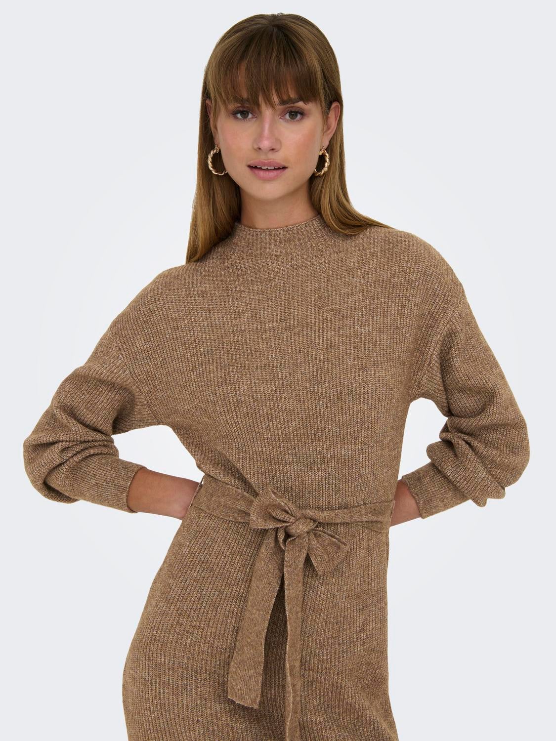ONLTHILDE Langes Kleid Toasted Coconut