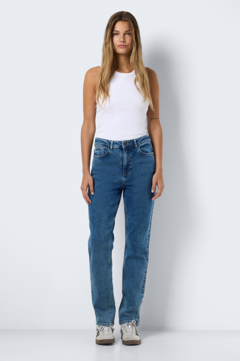 Noisy may blauwe dames jeans