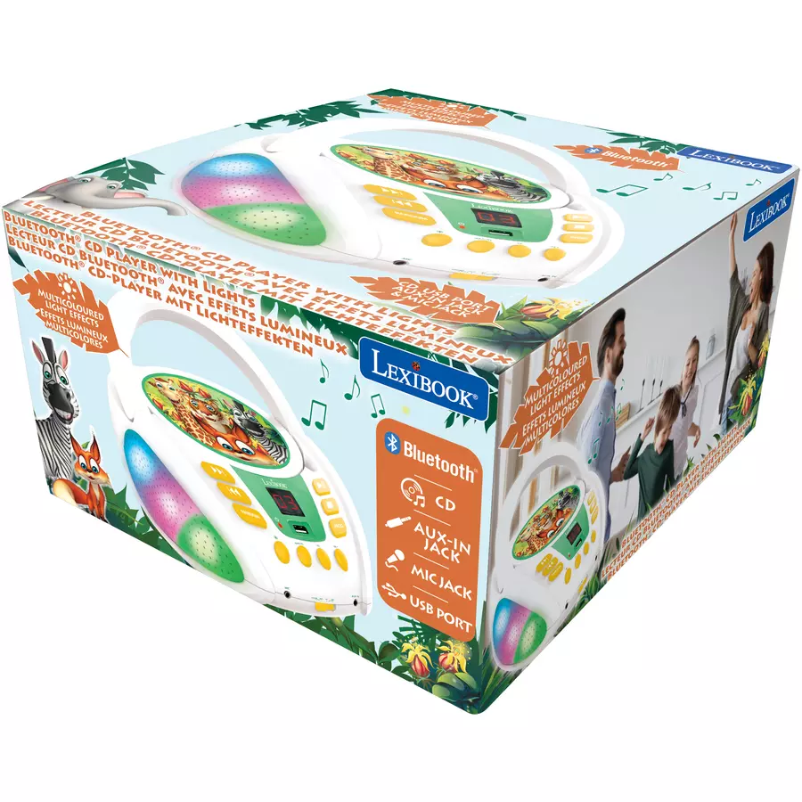 LEXIBOOK Tierfamilie Bluetooth CD-Player