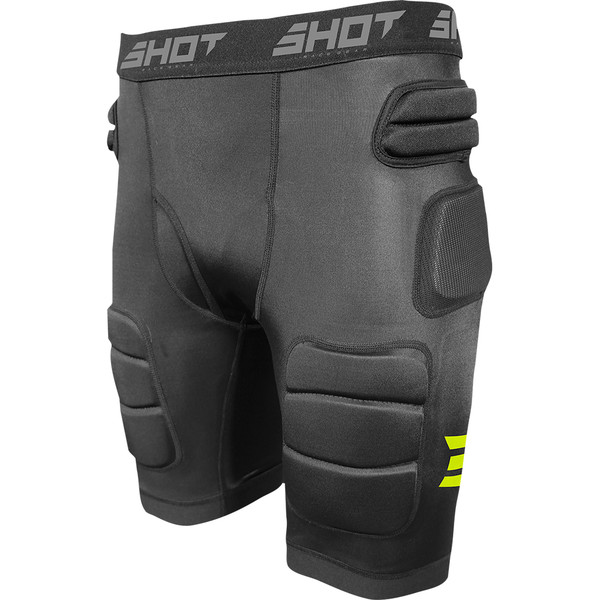 Shot - Short Interceptor 2.0 Noir / Jaune fluo