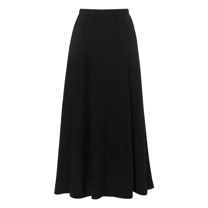 Xirena Jupe Deon Gaze de Coton | Noir