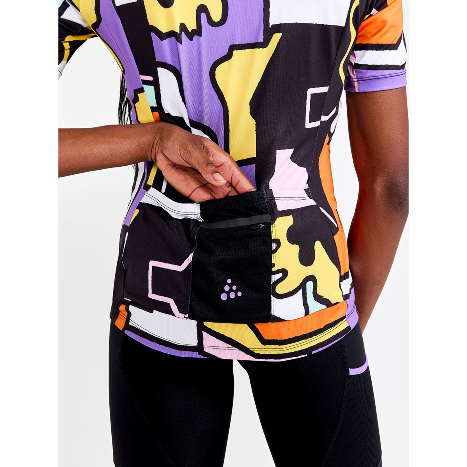 Craft ADV Bike Offroad Fietsshirt Korte Mouwen Multi Dames