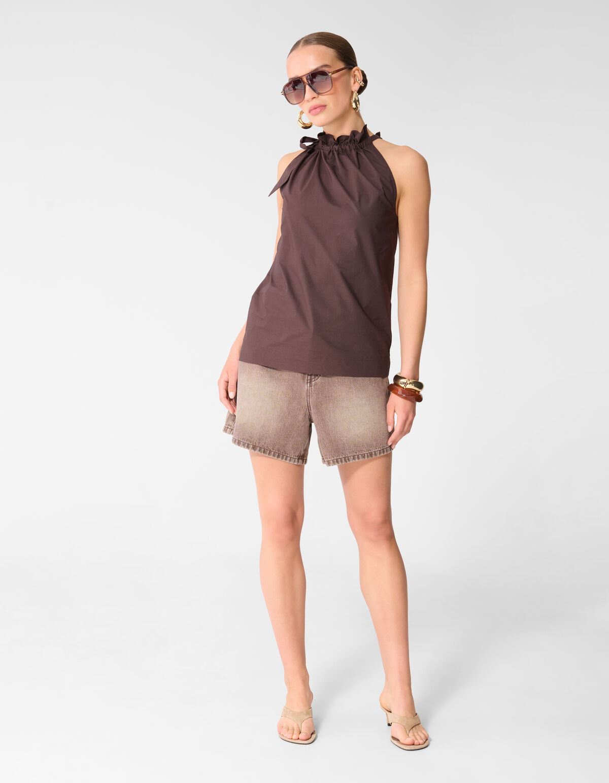 Halter Top Bruin