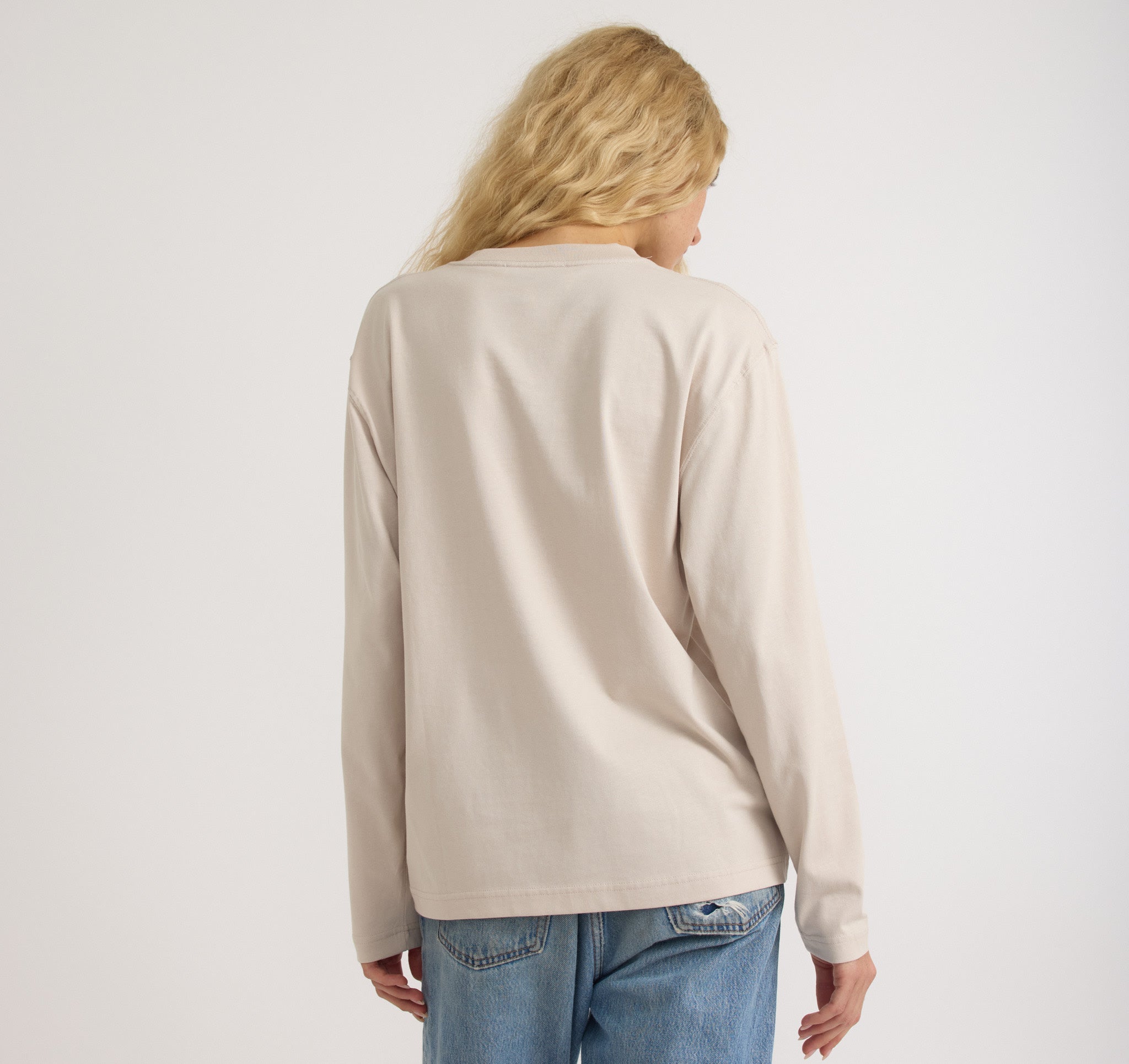 ORGANIC COTTON<br>True Heavy Boxy Long Sleeve Tee