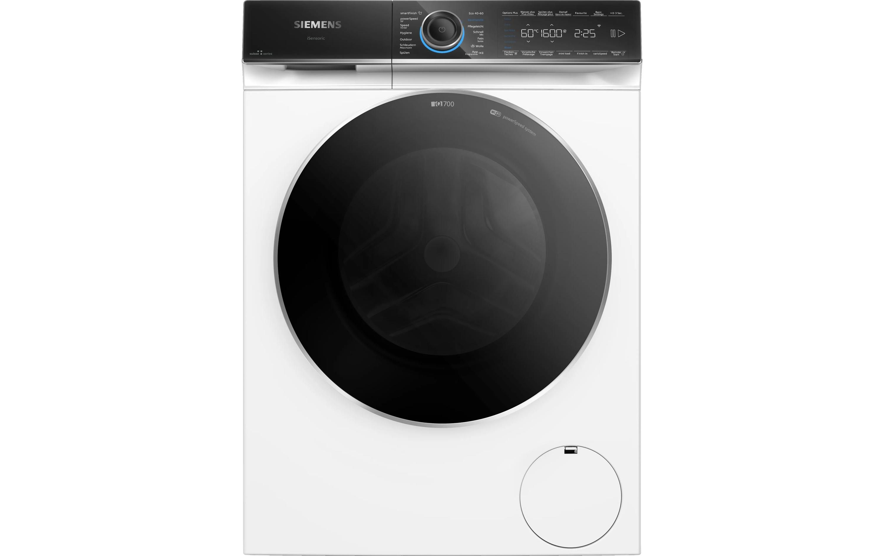Waschmaschine WG56B214CH Links<br>Frontloader mit 10 kg Ladekapazität