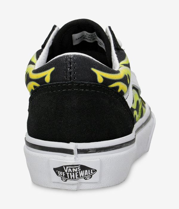 Vans Old Skool Schuh kids (slime flame black true white)