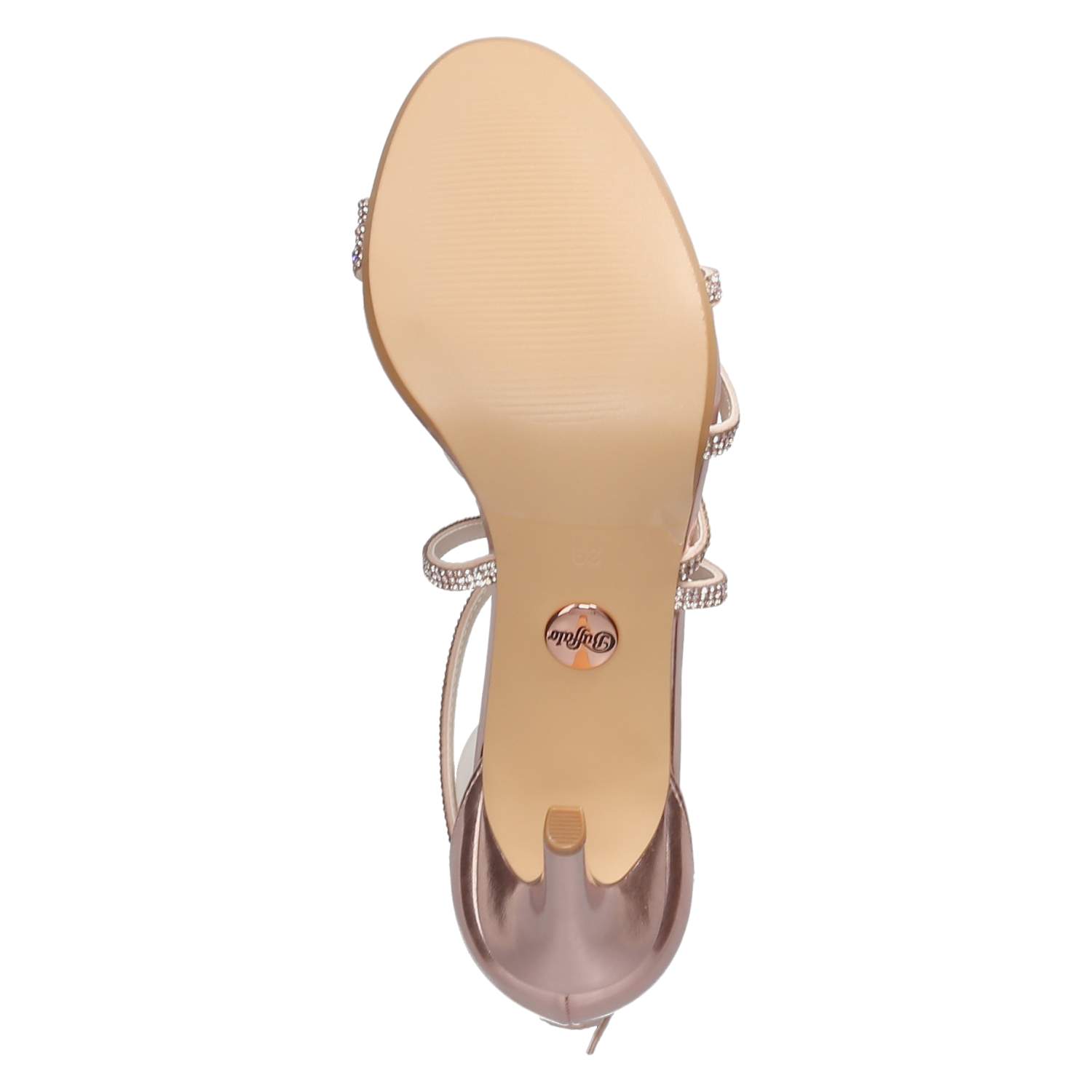 Buffalo Riemchensandaletten MAKAI 2 - rosegold met