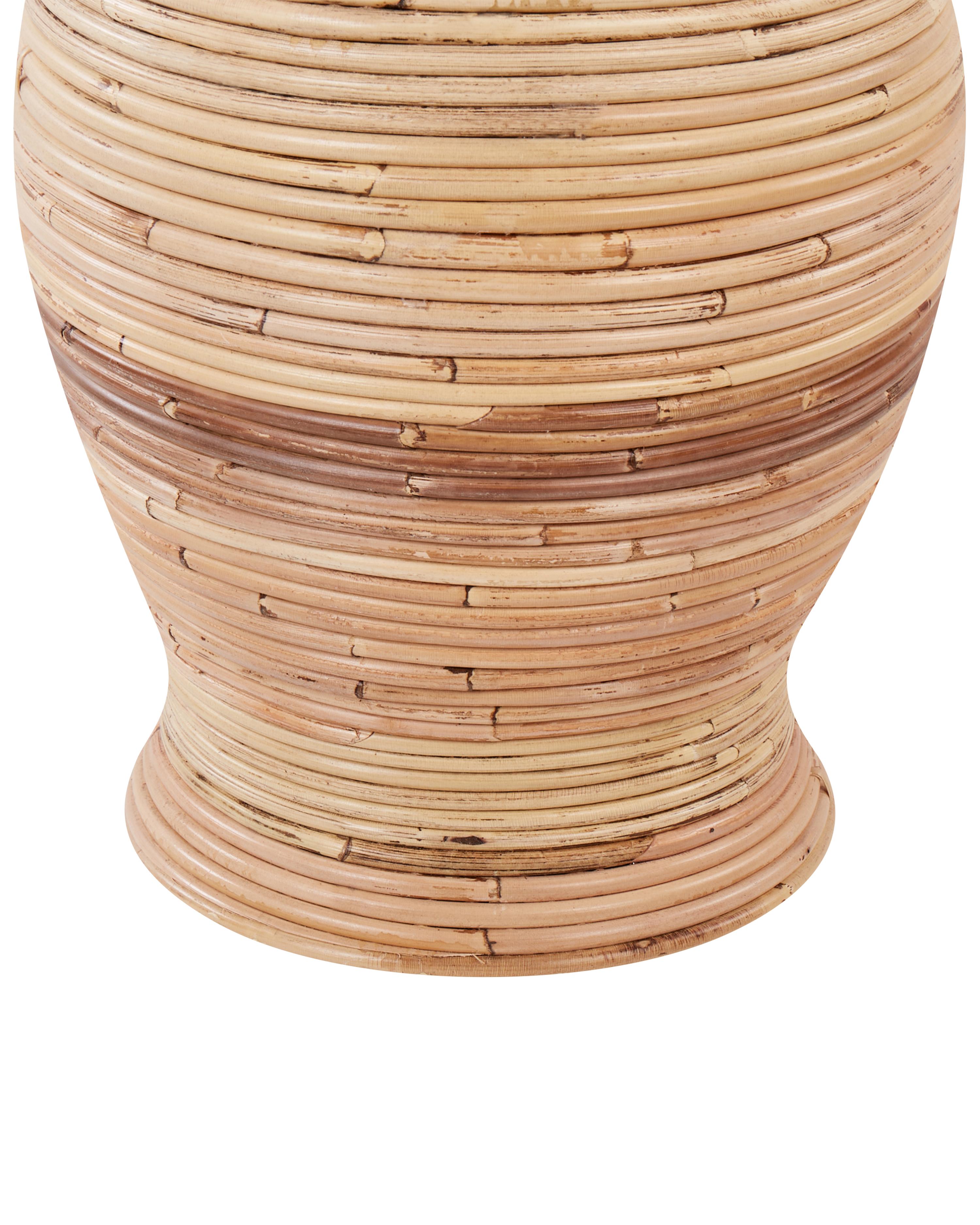 Decoratieve vaas TRINISA Rotan 70 cm Natuurlijk